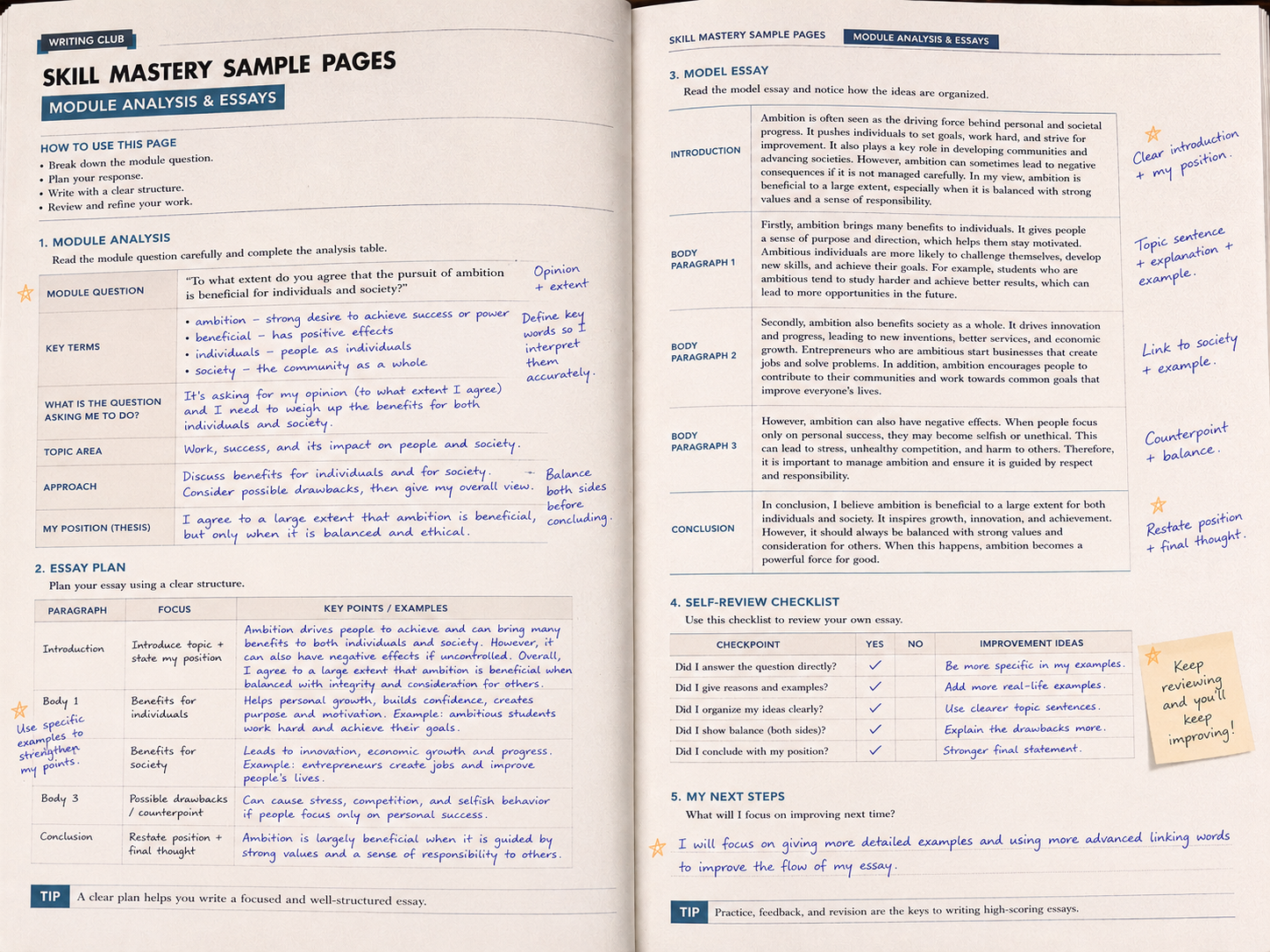 sample-pages-skill-mastery